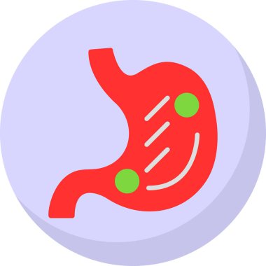 mide ikonu vektör illüstrasyonu 