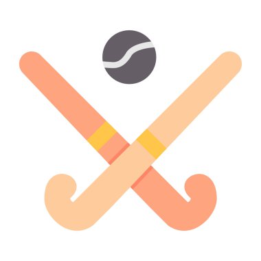 Modern Hokey simgesinin vektör çizimi                          