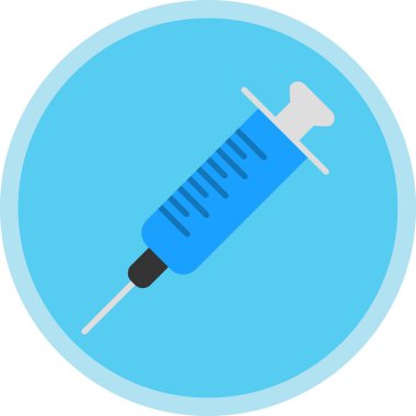 Şırınga web simgesi, vektör çizim