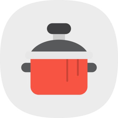 yemek vektörü renk çizgisi simgesi