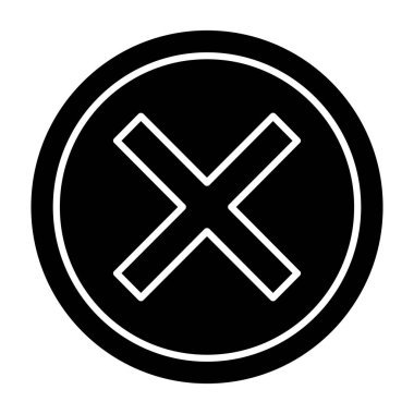 Haç. Web simgesi basit illüstrasyon