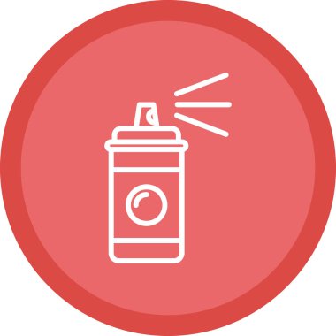 Sprey boya kutusu simgesi basit illüstrasyon