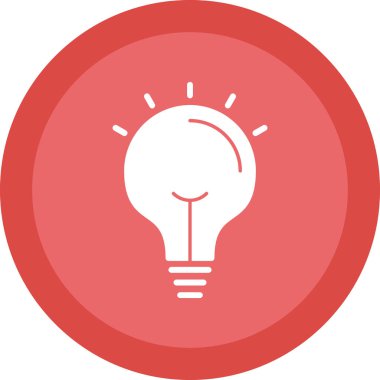 ampul simgesi vektör illüstrasyonu 