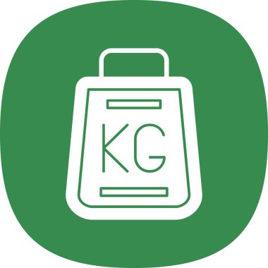 eşsiz torba vektör simgesi