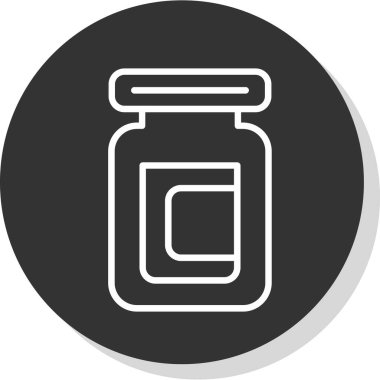 vector illustration of medicine bottle icon