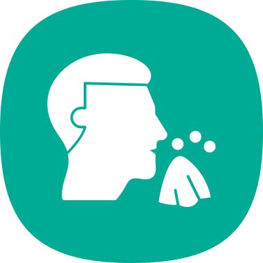 Konuşma balonu olan adam