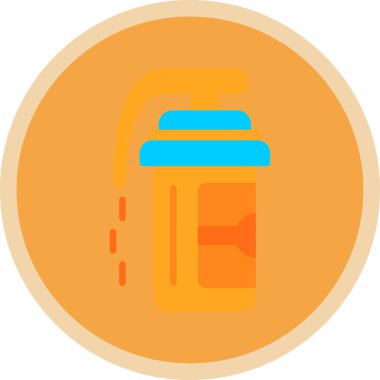 Pepper spray icon, vector illustration