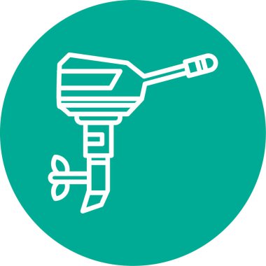 Modern oto tamir simgesinin vektör illüstrasyonu