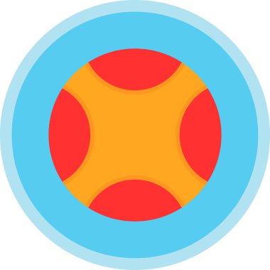 ağ için top ikonu vektör simgesi