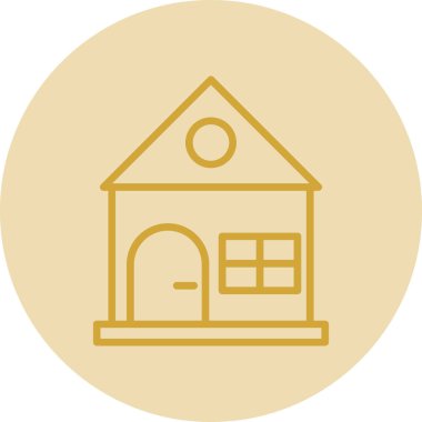 Ev vektör tasarımı. Ev düz simgesi 