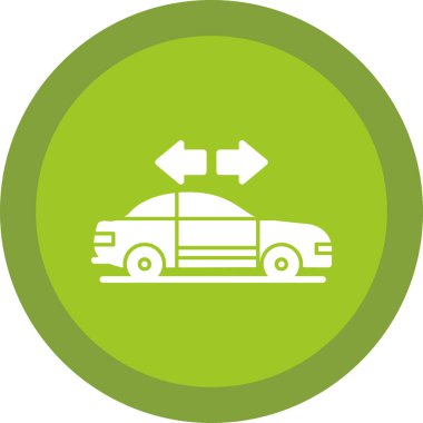 araba simgesi vektör illüstrasyonu