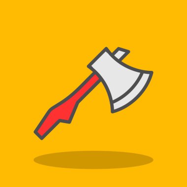 Vektör Tasarımı Axe Simgesi Biçimi