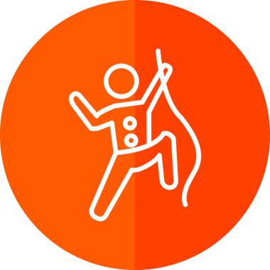 Web simgesi vektör illüstrasyonuna tırmanılıyor