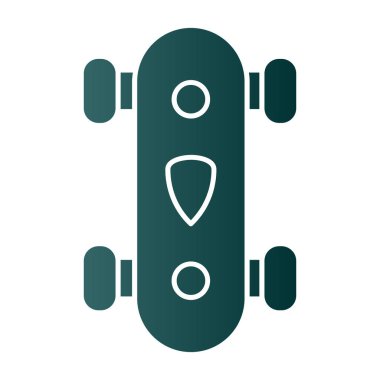 Araba motoru simgesi. Web için araba motoru vektör simgelerinin basit çizimi