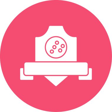 Yiyecek ve içecek ikonunun vektör illüstrasyonu