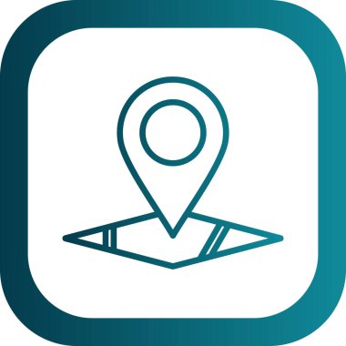 konum pin konum simgesi, vektör arkaplan 