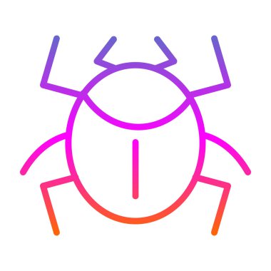 böcek simge vektör çizim