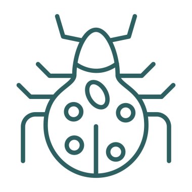 Böcek. Web simgesi basit illüstrasyon 