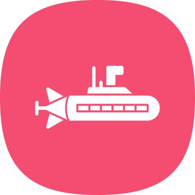 Denizaltı vektör simgesi 