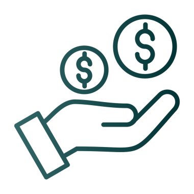 Dolar işareti vektör illüstrasyonuName