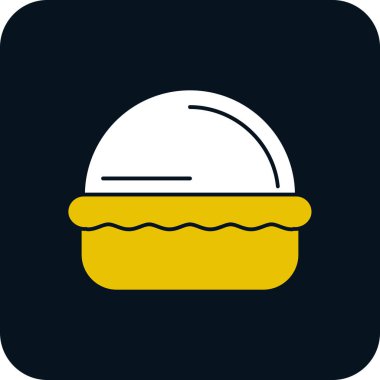 Makaronlar pasta web simgesi, vektör illüstrasyonu 