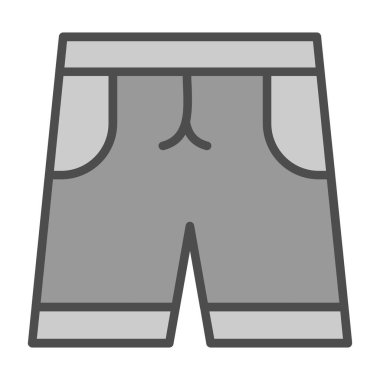 Kısa simge, vektör illüstrasyon basit tasarım arkaplanı 