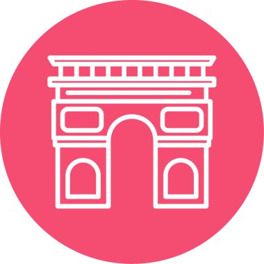 Bir binanın vektör simgesi