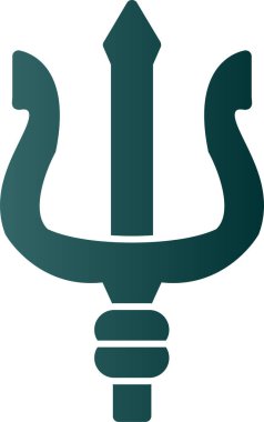 Bir çapa simgesinin vektör illüstrasyonu