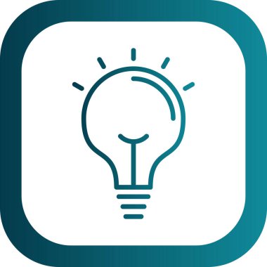 ampul simgesi vektör illüstrasyonu 