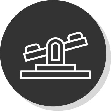 Bir binanın vektör simgesi