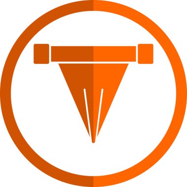 Modern bir simgenin vektör illüstrasyonu