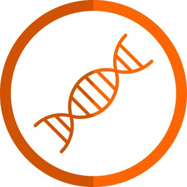 dna. Web simgesi basit illüstrasyon 
