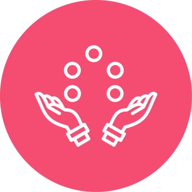 Simge vektör illüstrasyonu basit tasarım arkaplanı hokkabazlığı 