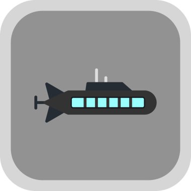 Denizaltı vektör simgesi 