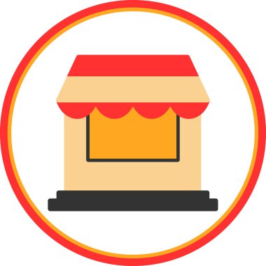 Basit depolama simgesi, vektör illüstrasyon tasarımı