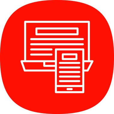 seo modern simgesinin vektör illüstrasyonu