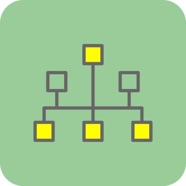 Durum haritası simgesi, vektör illüstrasyonu basit tasarım