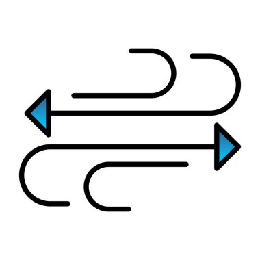 ok simgesi vektör illüstrasyonu