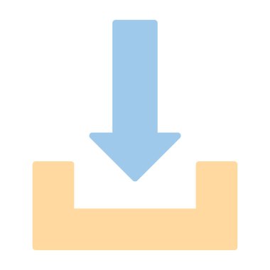 İndir. Web simgesi basit illüstrasyon