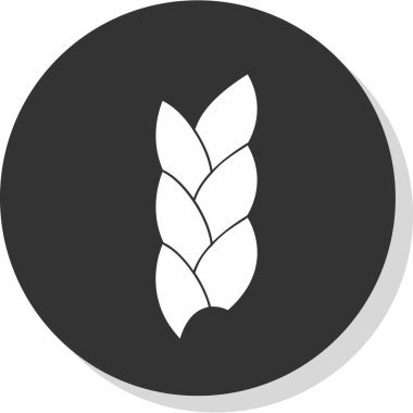 tahıl buğday tahılı simgesi doldurulmuş ana hatlar biçiminde