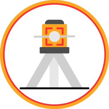 Lazer ağ simgesi vektör illüstrasyonu