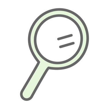 ayna simgesi, ağ basit illüstrasyon