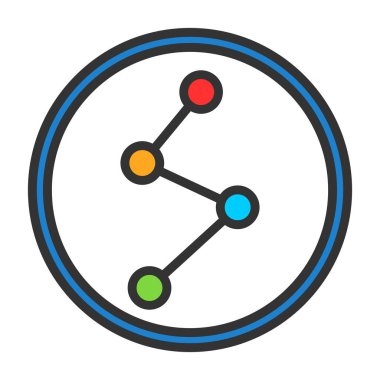 ağ bağlantısı simgesi çizimi