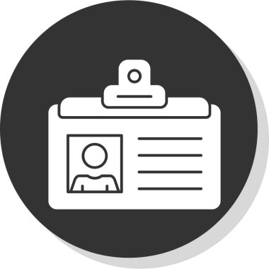 Kart simgesi, vektör illüstrasyonu