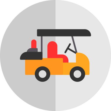 araba simgesi vektör illüstrasyonu