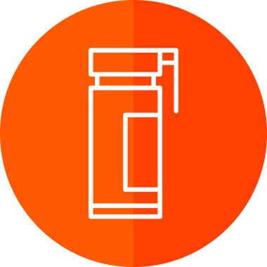 Şişe simgesinin vektör illüstrasyonu 