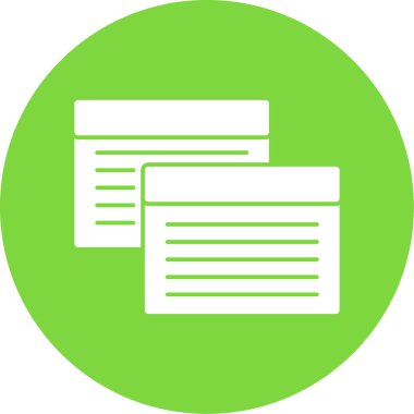 Web tarayıcı simgesi, vektör illüstrasyonu basit tasarım