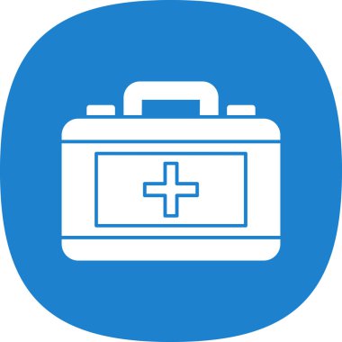 ilk yardım kiti vektör simgesi 