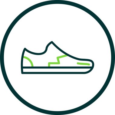 ayakkabı ikonu vektör illüstrasyonu