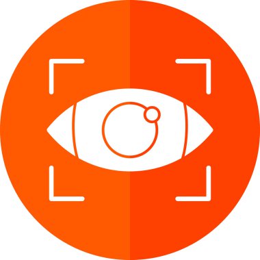 Modern b 'nin vektör illüstrasyonu göz simgesinden yoksun